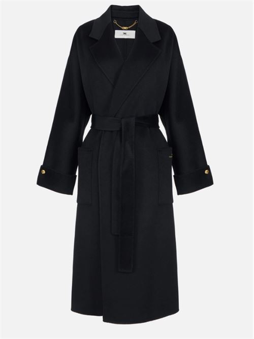 CLOTH COAT ELISABETTA FRANCHI | CP68D56E2110 Nero